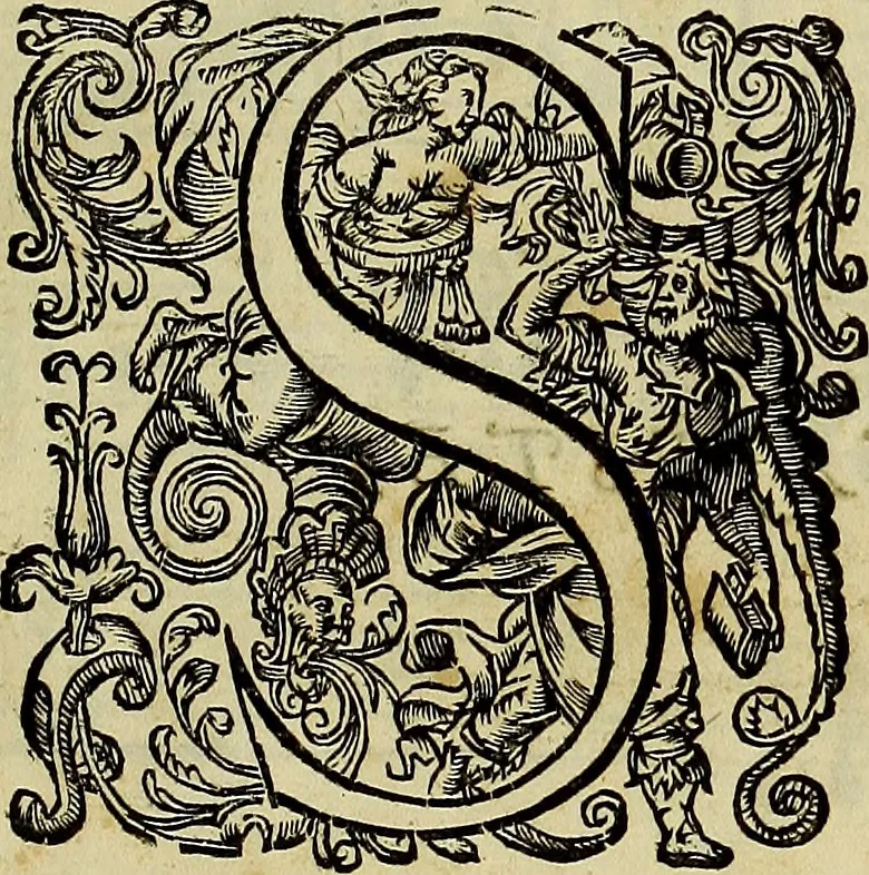 An illustration from Le triomphe de l'amour, ballet royal, 1681, leaf 6