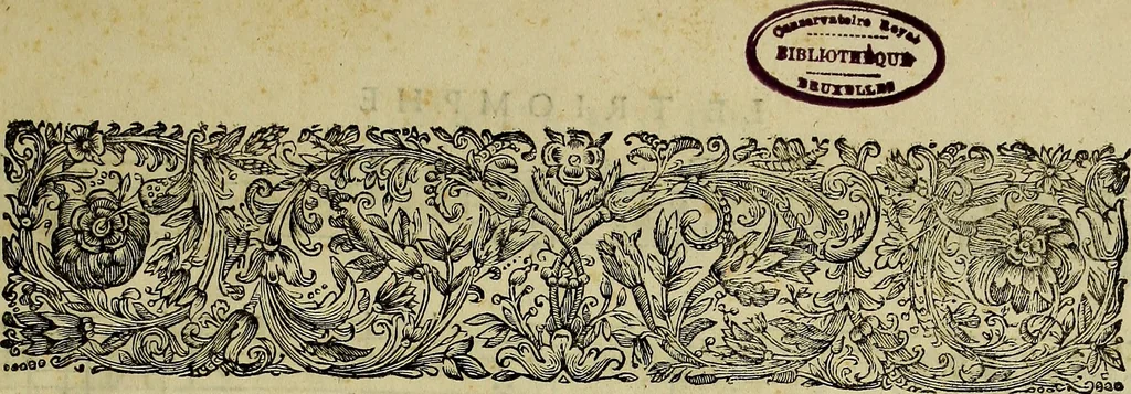 An illustration from Le triomphe de l'amour, ballet royal, 1681, leaf 8