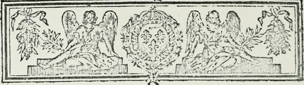 An illustration from Le triomphe de l'amour : ballet dancé devant sa majesté a S. Germain en Laye, le jour de janvier, 1681. --, 1681, leaf 43