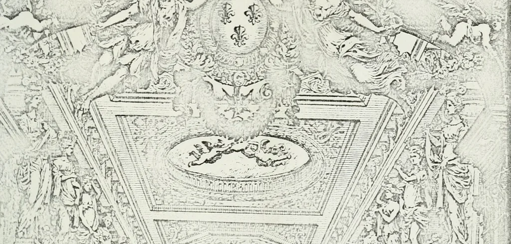 An illustration from Le triomphe de l'amour : ballet dancé devant sa majesté a S. Germain en Laye, le jour de janvier, 1681. --, 1681, leaf 8
