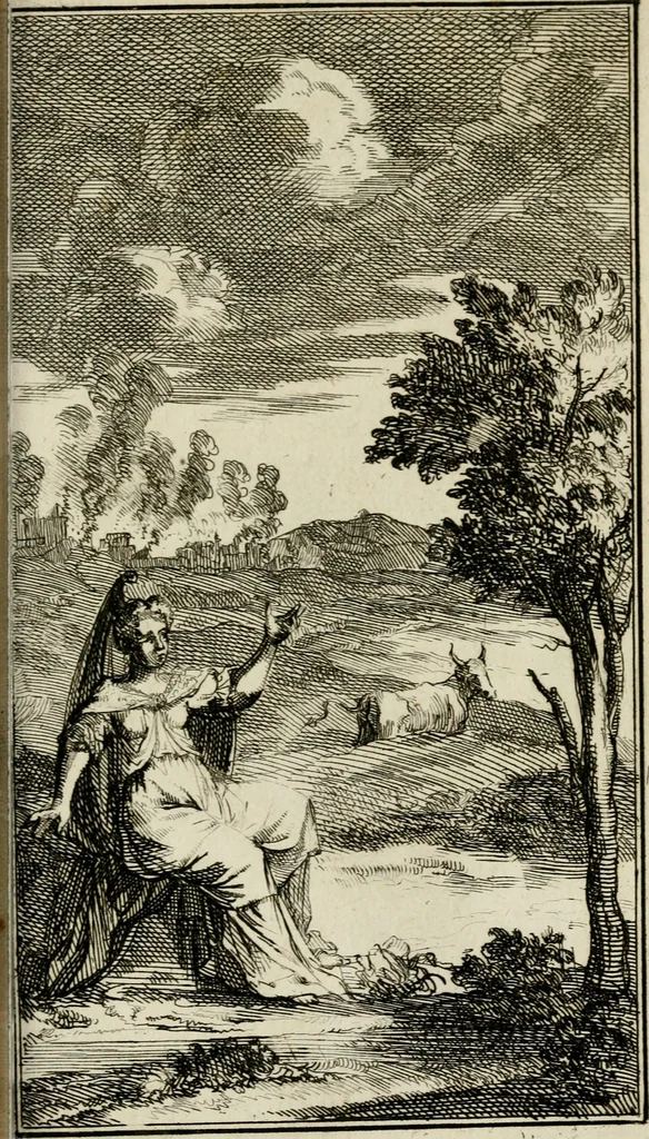 An illustration from Le triomphe royal : où l'on voit dêscrits les arcs de triomphe, piramydes, tablaux, & devises au nombre de 65, erigez à la Haye, à l'honneur de Guillaume III, roy d'Angleterre, Ecosse, France, & Irlande, 1691, leaf 132