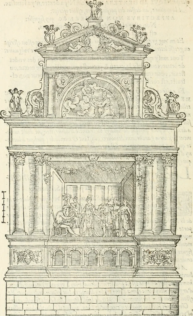 An illustration from Le triumphe d'Anuers faict en la susception du Prince Philips, Prince d'Espaigñ, 1550, leaf 103