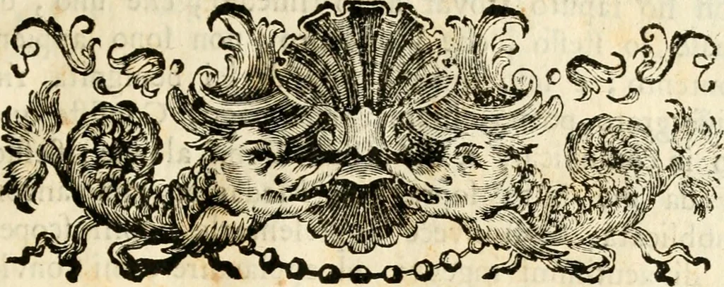 An illustration from Lettera all' illustrissimo e reverendissimo Monsignor fr. Giacinto Maria Milcovich, arcivescovo di Ragusi, intorno ad un' antica medaglia de' Caistrani, 1755, leaf 6