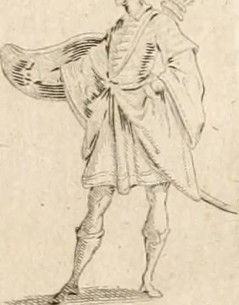 An illustration from Lettera al sig. Alberico Cibo, principe di Massa, sopra il giuoco fatto dal gran dvca intitolato Gverra d'amore il di 12. di Febraio 1615 in Firenze, 1616, leaf 10