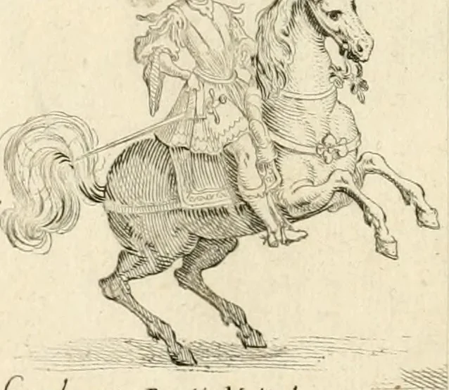 An illustration from Lettera al sig. Alberico Cibo, principe di Massa, sopra il giuoco fatto dal gran dvca intitolato Gverra d'amore il di 12. di Febraio 1615 in Firenze, 1616, leaf 13