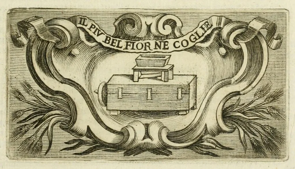 An illustration from Lettera di Filippo Baldinucci : nella quale risponde ad alcuni quesiti in materie di pittura, 1687, leaf 5