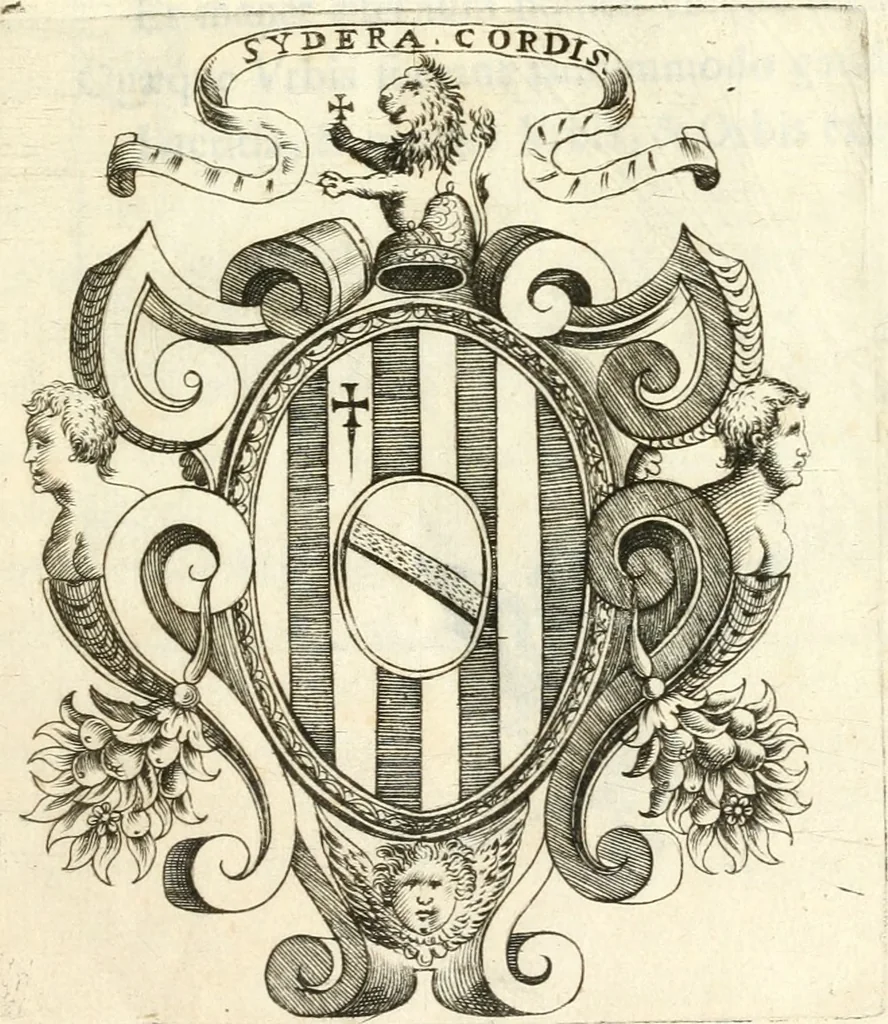 An illustration from Lettera nella qvale si descrive l'ingresso nel Palazzo Dvcale della serenissima Morosina Morosini Grimani, prencipessa di Vinetia : co' la cerimonia della Rosa benedetta, mandatale à donare dalla Santità di Nostro Signore, 1597, leaf 4