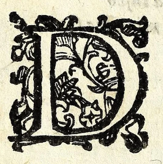 An illustration from Lettere della signora Isabella Andreini padovana, comica gelosa & academica intenta, nominata l'Accesa : aggivntovi di nvovo li ragionamenti piaceuoli dell'istessa : vi sono due tauole, vna delle Lettere e l'altra de' ragionamenti che nell'opera si contengono : di nuouo ristampate & con ogni diligenza ricorette, 1620, leaf 22
