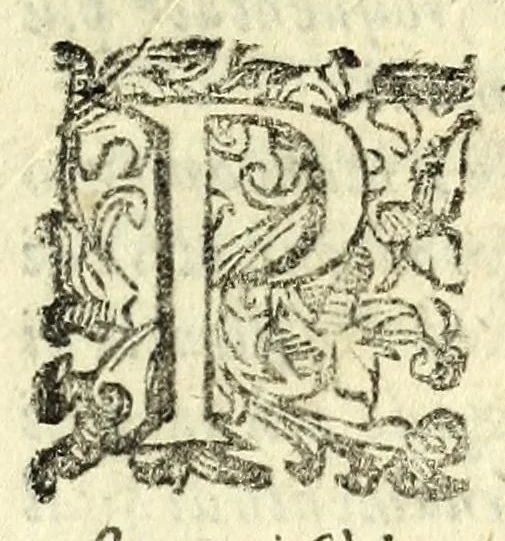 An illustration from Lettere della signora Isabella Andreini padovana, comica gelosa & academica intenta, nominata l'Accesa : aggivntovi di nvovo li ragionamenti piaceuoli dell'istessa : vi sono due tauole, vna delle Lettere e l'altra de' ragionamenti che nell'opera si contengono : di nuouo ristampate & con ogni diligenza ricorette, 1620, leaf 27