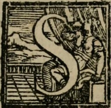 An illustration from Lettere devotissime della beata vergine santa Caterina da Siena : nuovamente con tutta la diligentia che si ha potuto ristampate, 1562, leaf 6