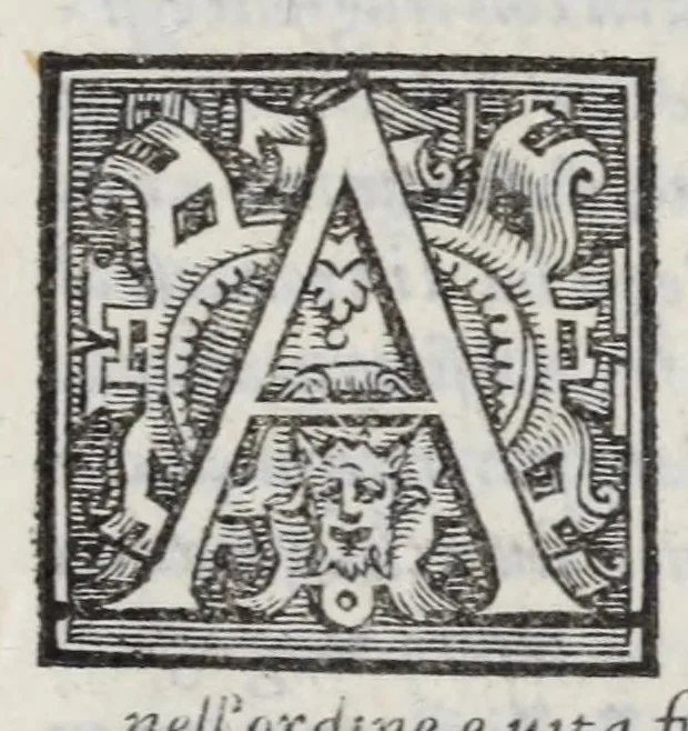 An illustration from Lettere di diversi eccellentiss. hvomini : raccolte da diversi libri : tra le qvali se ne leggono molte, non piv stampate : con gli argomenti per ciascvna delle materie, di che elle trattano : e nel fine annotationi e tauole delle cose piu notabili a utile de gli studiosi, 1554, leaf 543