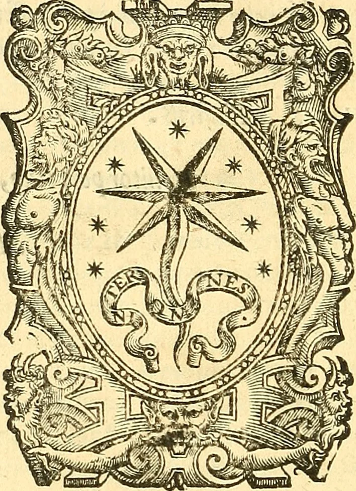 An illustration from Lettere di principi : le quali o' si scrivono da principi, ò à principi, o'ragionan di principi ..., 1564, leaf 485