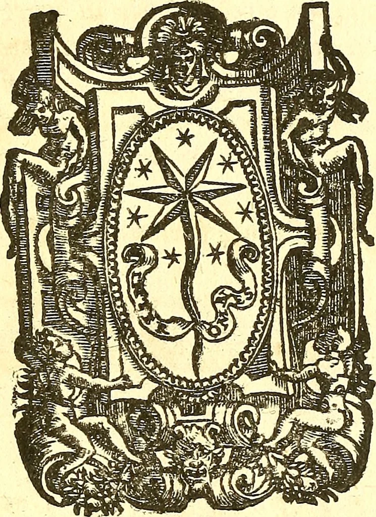 An illustration from Lettere di principi : le quali o' si scrivono da principi, ò à principi, o'ragionan di principi ..., 1564, leaf 532