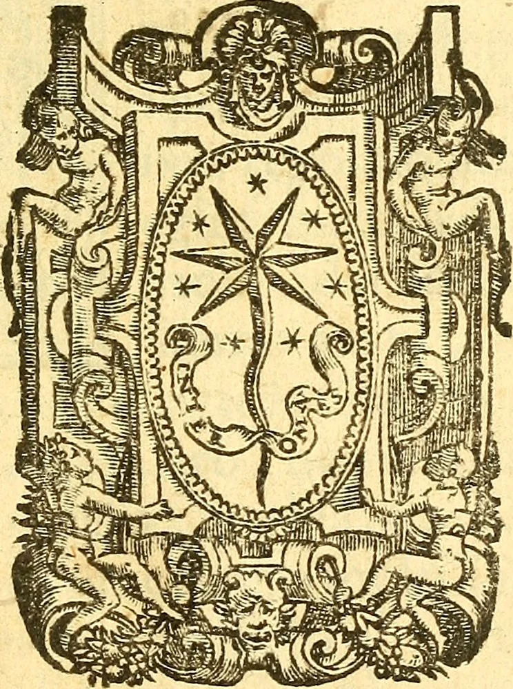 An illustration from Lettere di principi : le quali o' si scrivono da principi, ò à principi, o'ragionan di principi ..., 1564, leaf 8