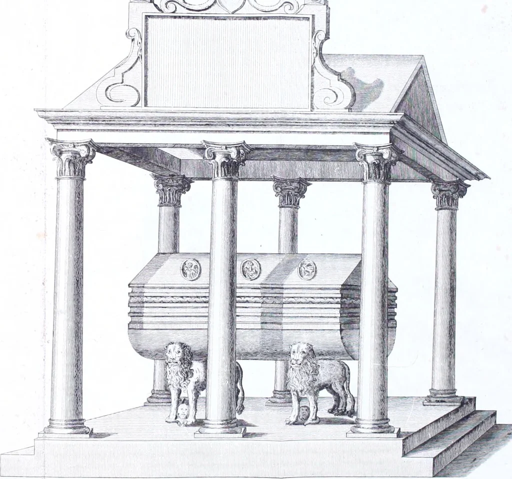An illustration from Lettere senesi di un socio dell' Accademia di Fossano sopra belle arti, 1782, leaf 307