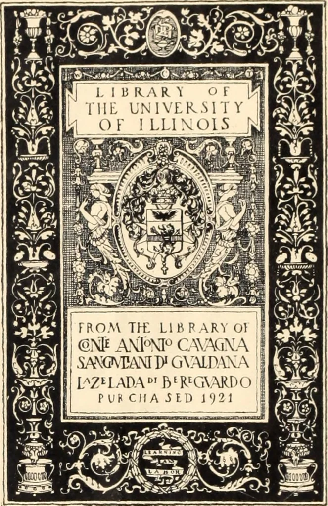 An illustration from Lettere senesi di un socio dell' Accademia di Fossano sopra belle arti, 1782, leaf 1