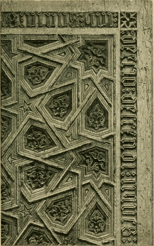 An illustration from Lettering in ornament; an enquiry into the decorative use of lettering, past, present, and possible, 1902, leaf 102