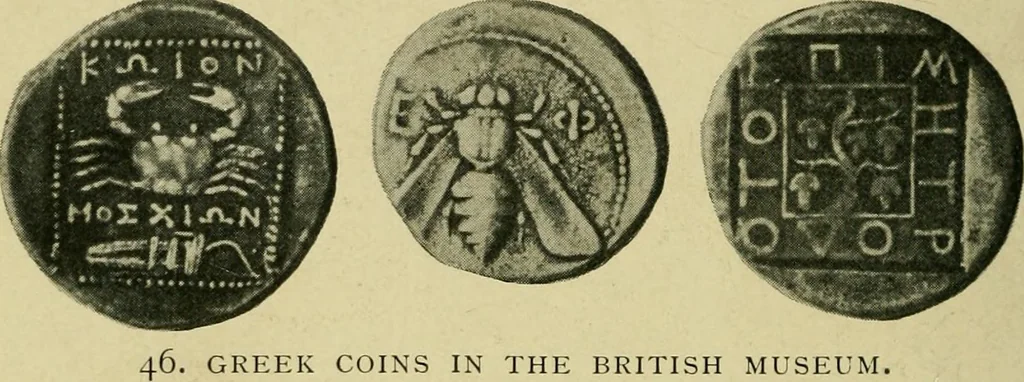 An illustration from Lettering in ornament; an enquiry into the decorative use of lettering, past, present, and possible, 1902, leaf 105