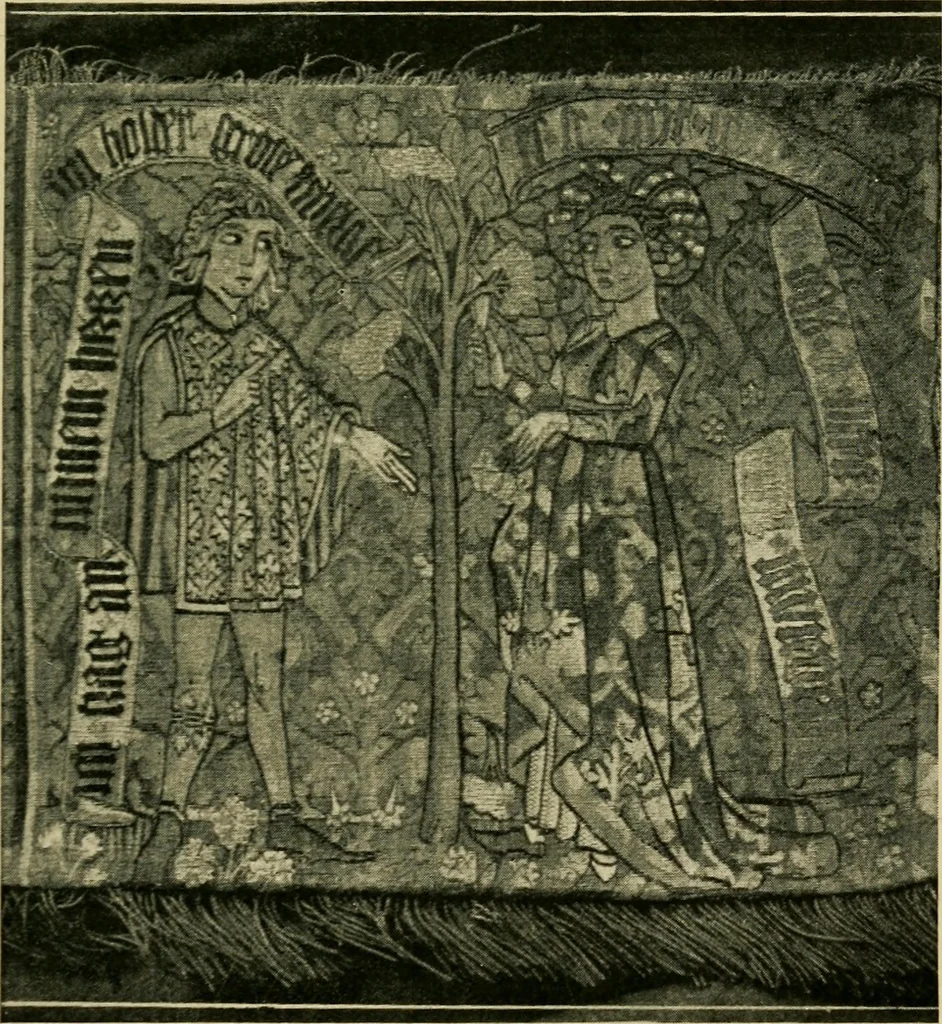 An illustration from Lettering in ornament; an enquiry into the decorative use of lettering, past, present, and possible, 1902, leaf 114