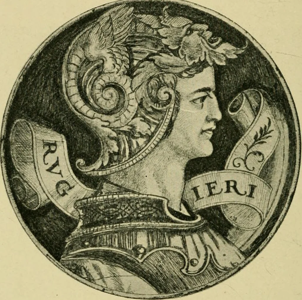 An illustration from Lettering in ornament; an enquiry into the decorative use of lettering, past, present, and possible, 1902, leaf 115