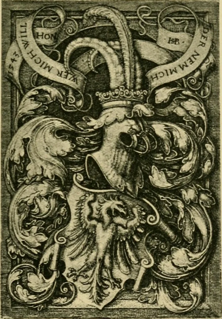 An illustration from Lettering in ornament; an enquiry into the decorative use of lettering, past, present, and possible, 1902, leaf 118