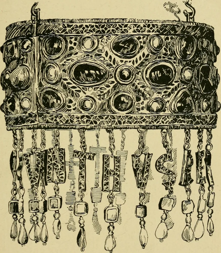 An illustration from Lettering in ornament; an enquiry into the decorative use of lettering, past, present, and possible, 1902, leaf 134
