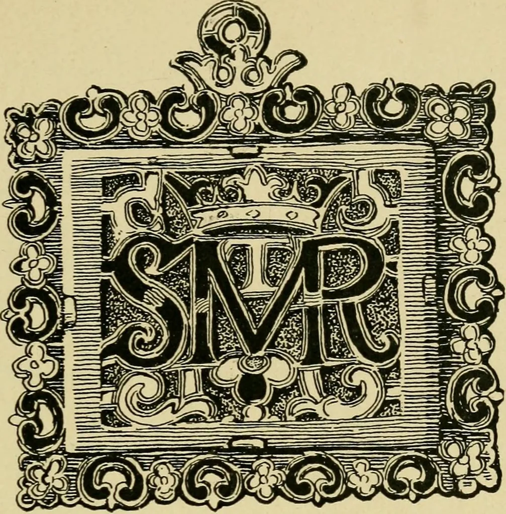 An illustration from Lettering in ornament; an enquiry into the decorative use of lettering, past, present, and possible, 1902, leaf 142