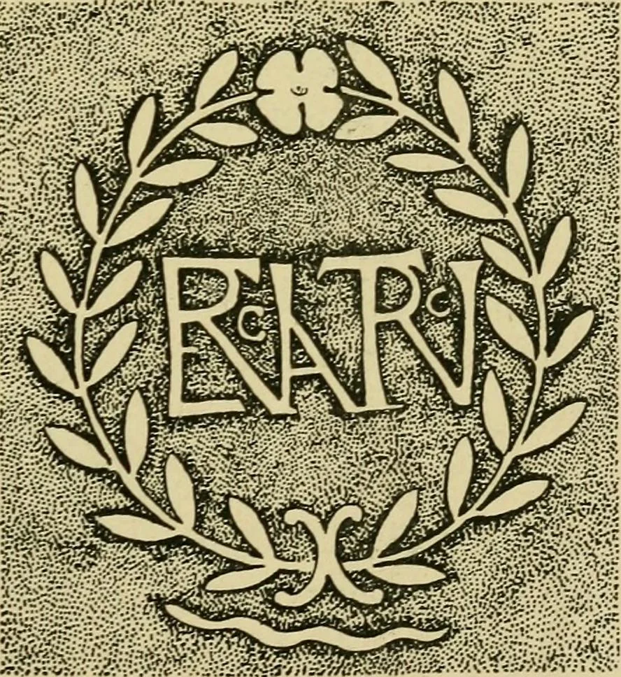 An illustration from Lettering in ornament; an enquiry into the decorative use of lettering, past, present, and possible, 1902, leaf 148