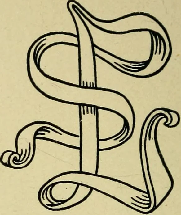 An illustration from Lettering in ornament; an enquiry into the decorative use of lettering, past, present, and possible, 1902, leaf 153