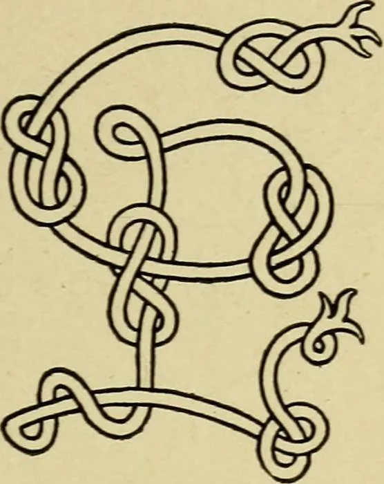 An illustration from Lettering in ornament; an enquiry into the decorative use of lettering, past, present, and possible, 1902, leaf 154