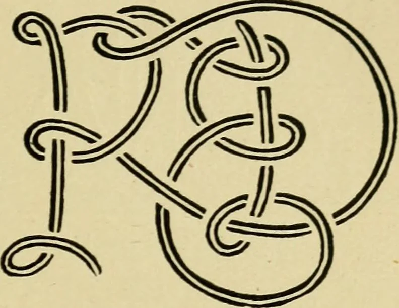 An illustration from Lettering in ornament; an enquiry into the decorative use of lettering, past, present, and possible, 1902, leaf 154