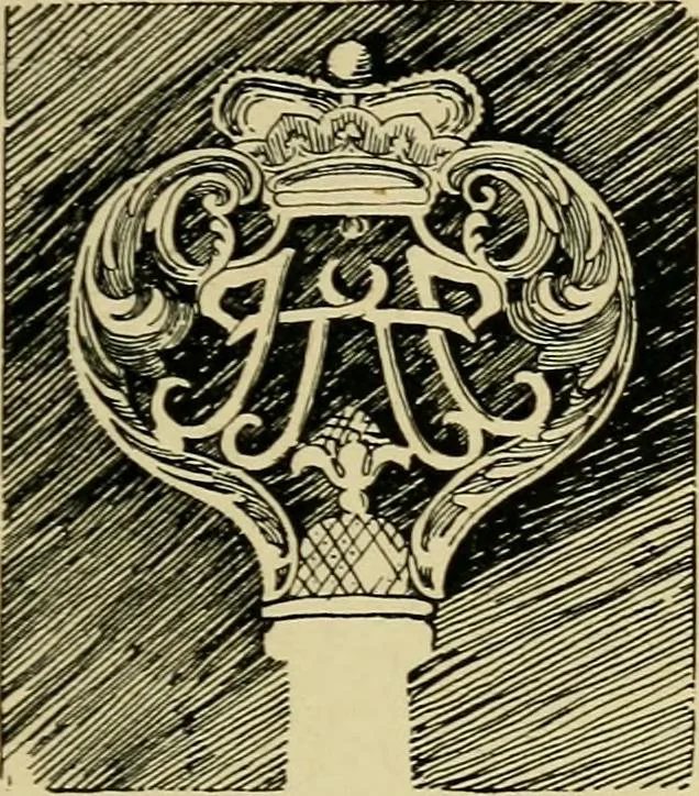 An illustration from Lettering in ornament; an enquiry into the decorative use of lettering, past, present, and possible, 1902, leaf 166