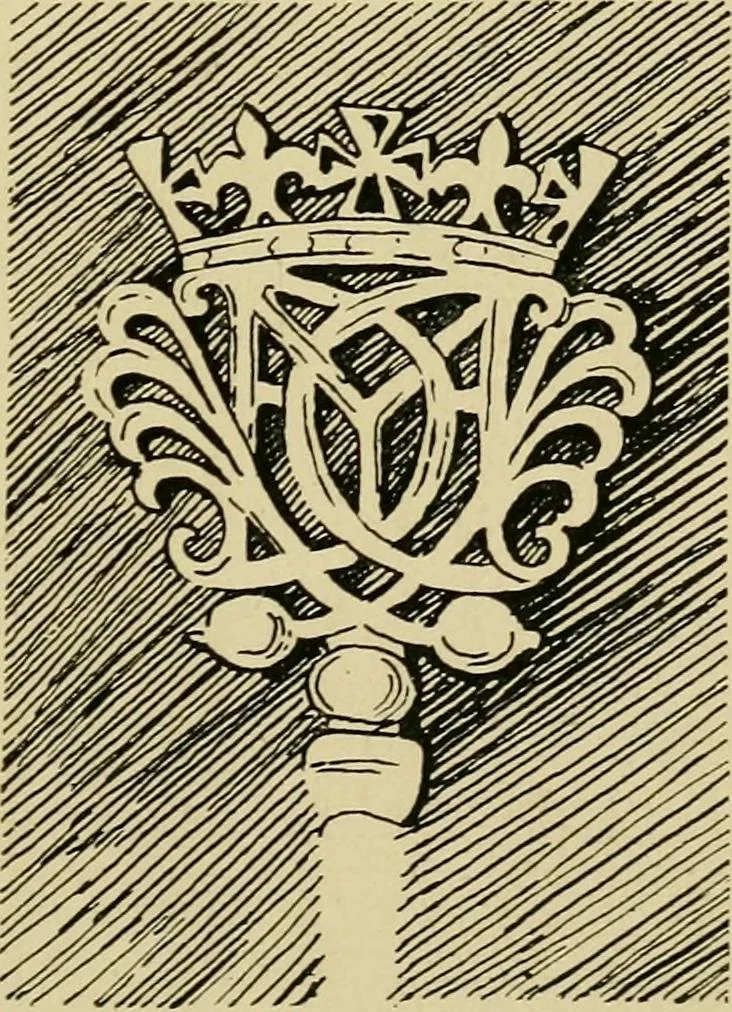 An illustration from Lettering in ornament; an enquiry into the decorative use of lettering, past, present, and possible, 1902, leaf 166
