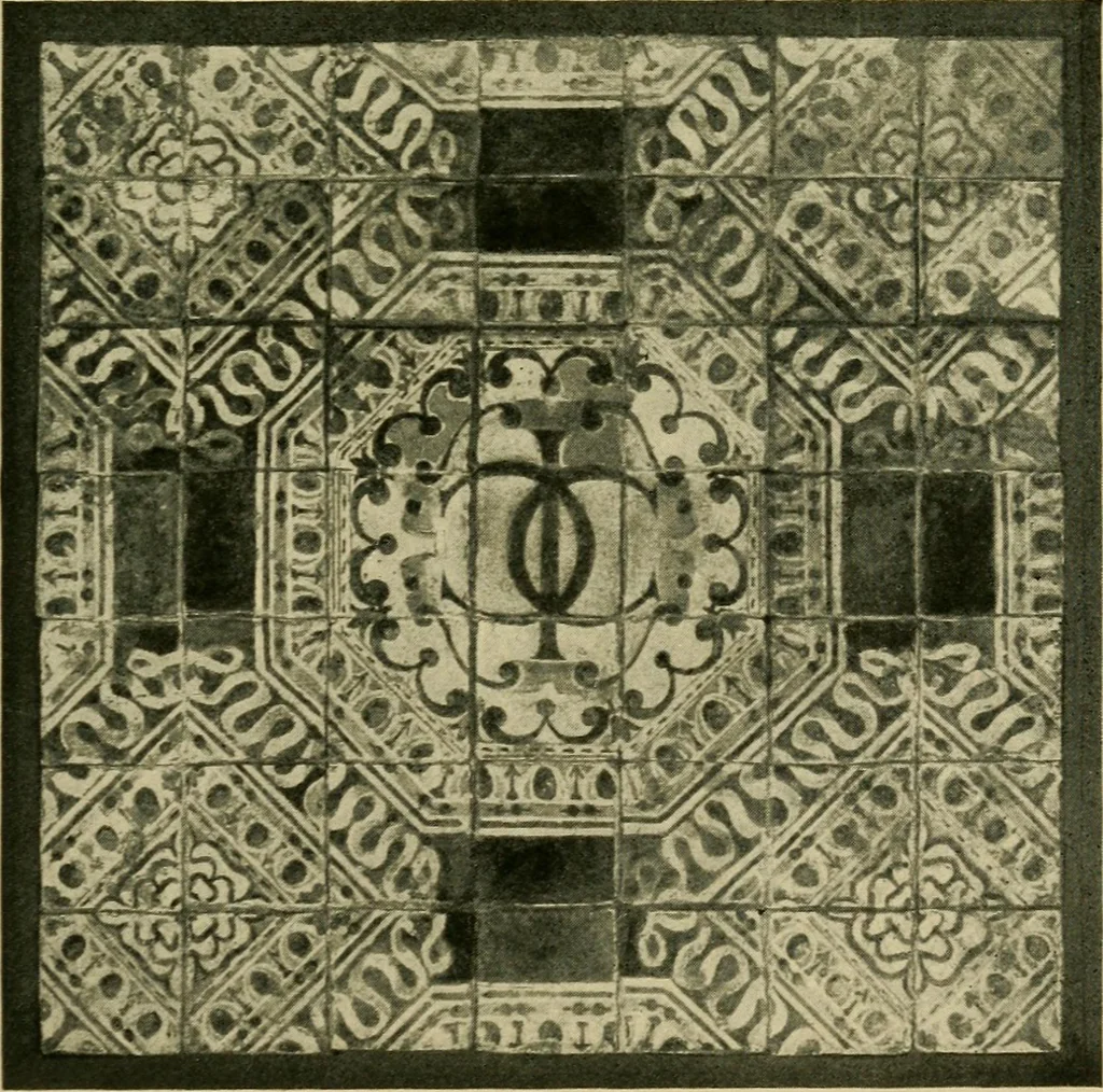 An illustration from Lettering in ornament; an enquiry into the decorative use of lettering, past, present, and possible, 1902, leaf 168