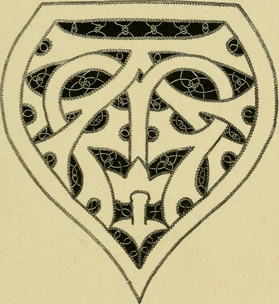 An illustration from Lettering in ornament; an enquiry into the decorative use of lettering, past, present, and possible, 1902, leaf 176