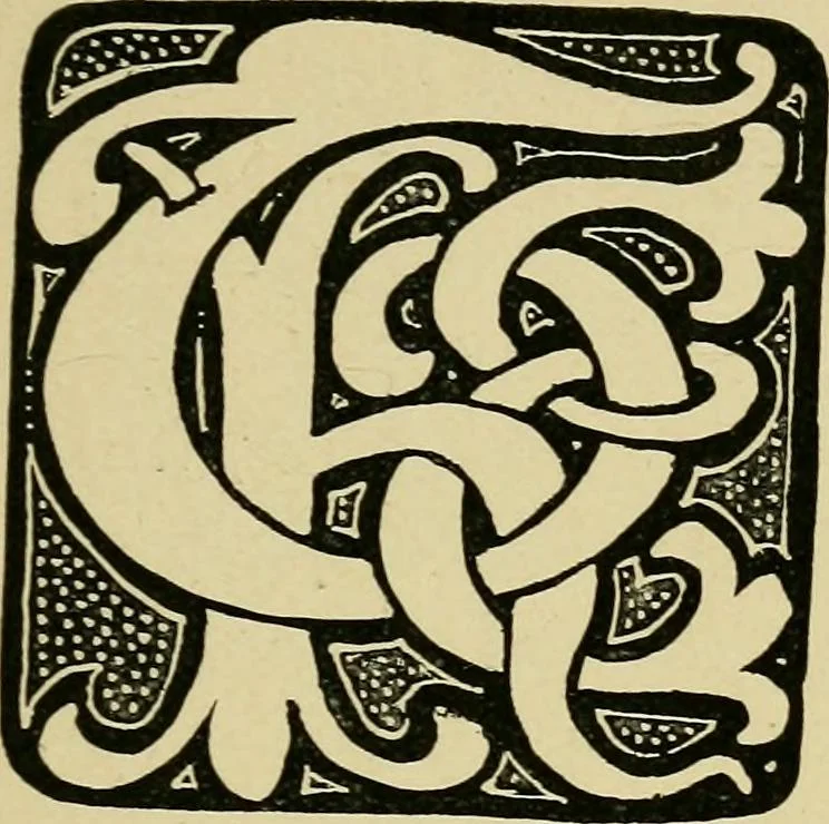 An illustration from Lettering in ornament; an enquiry into the decorative use of lettering, past, present, and possible, 1902, leaf 178