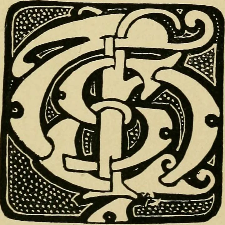 An illustration from Lettering in ornament; an enquiry into the decorative use of lettering, past, present, and possible, 1902, leaf 178