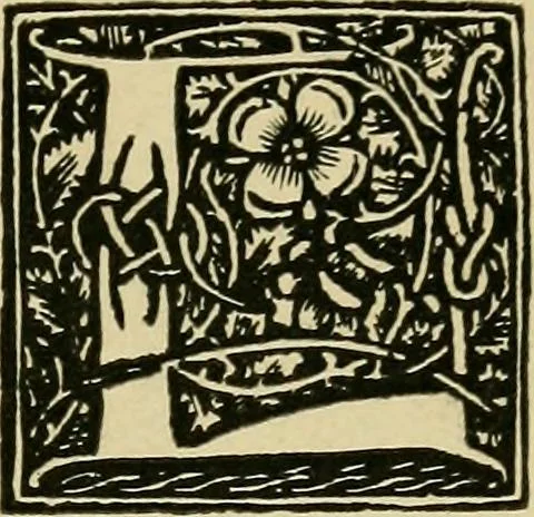 An illustration from Lettering in ornament; an enquiry into the decorative use of lettering, past, present, and possible, 1902, leaf 208