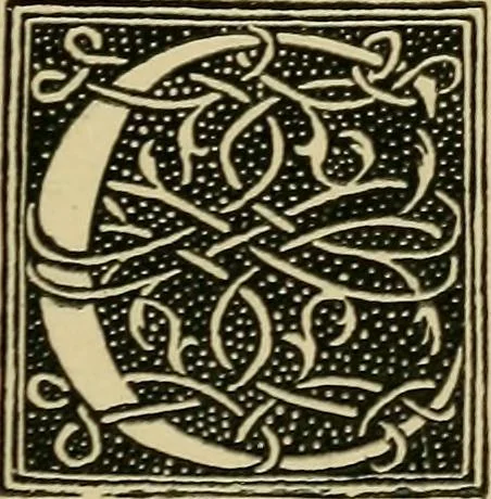An illustration from Lettering in ornament; an enquiry into the decorative use of lettering, past, present, and possible, 1902, leaf 208