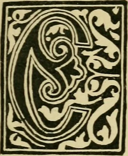 An illustration from Lettering in ornament; an enquiry into the decorative use of lettering, past, present, and possible, 1902, leaf 212