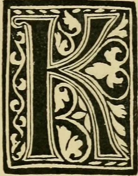 An illustration from Lettering in ornament; an enquiry into the decorative use of lettering, past, present, and possible, 1902, leaf 212