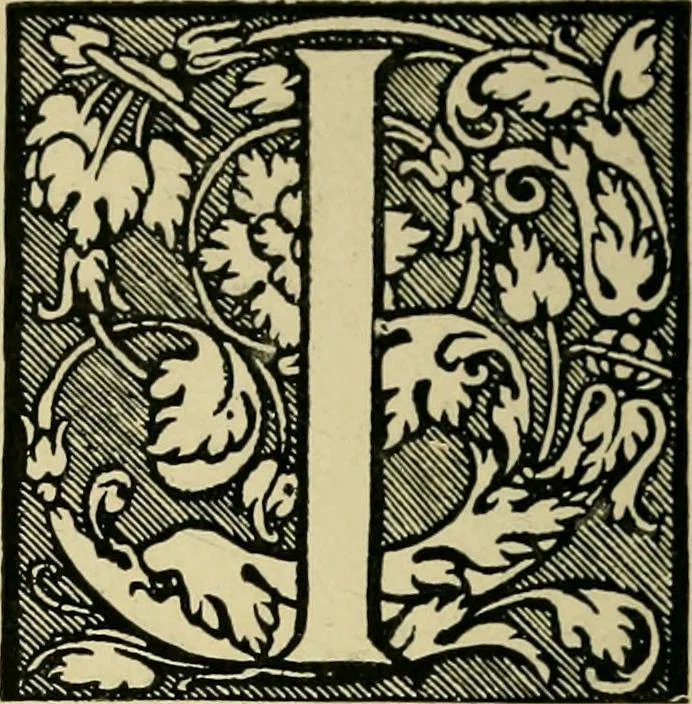 An illustration from Lettering in ornament; an enquiry into the decorative use of lettering, past, present, and possible, 1902, leaf 215