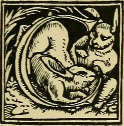 An illustration from Lettering in ornament; an enquiry into the decorative use of lettering, past, present, and possible, 1902, leaf 218