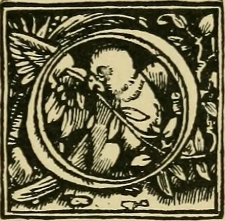 An illustration from Lettering in ornament; an enquiry into the decorative use of lettering, past, present, and possible, 1902, leaf 218