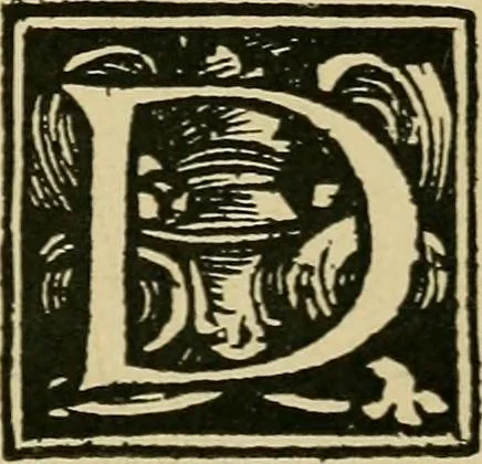 An illustration from Lettering in ornament; an enquiry into the decorative use of lettering, past, present, and possible, 1902, leaf 218