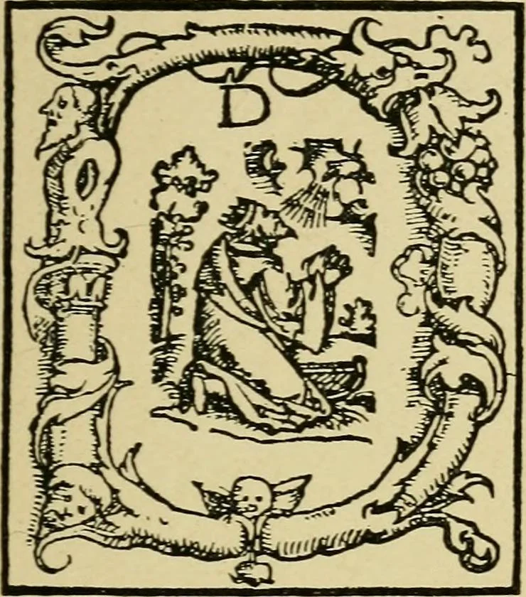 An illustration from Lettering in ornament; an enquiry into the decorative use of lettering, past, present, and possible, 1902, leaf 226