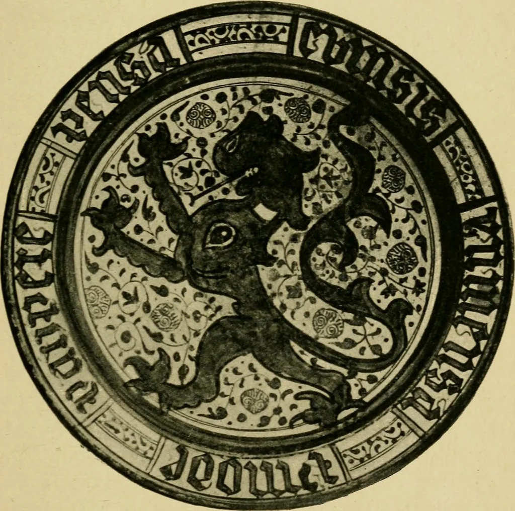 An illustration from Lettering in ornament; an enquiry into the decorative use of lettering, past, present, and possible, 1902, leaf 236