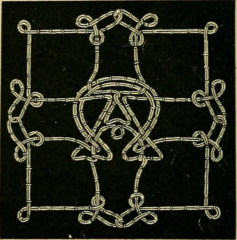 An illustration from Lettering in ornament; an enquiry into the decorative use of lettering, past, present, and possible, 1902, leaf 241