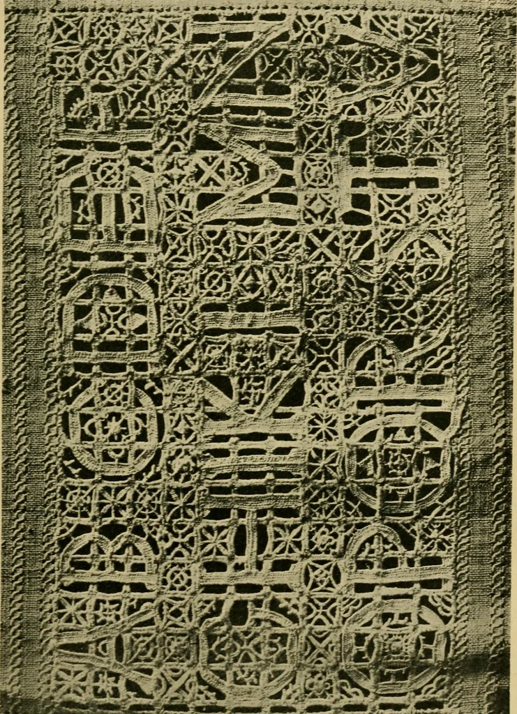 An illustration from Lettering in ornament; an enquiry into the decorative use of lettering, past, present, and possible, 1902, leaf 246