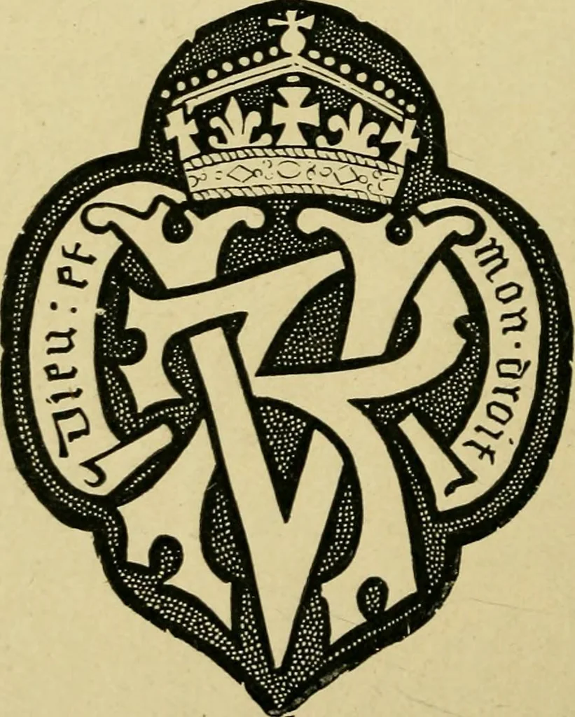 An illustration from Lettering in ornament; an enquiry into the decorative use of lettering, past, present, and possible, 1902, leaf 249